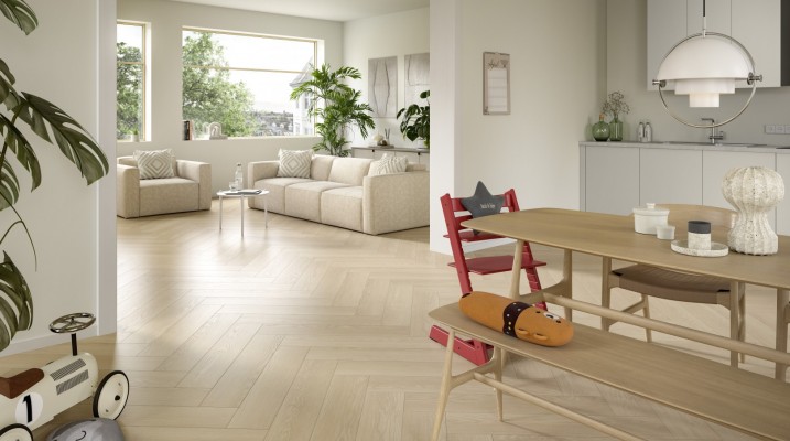 Laminátová podlaha vo vzore rybej kosti: Štýlová voľba pre váš interiér