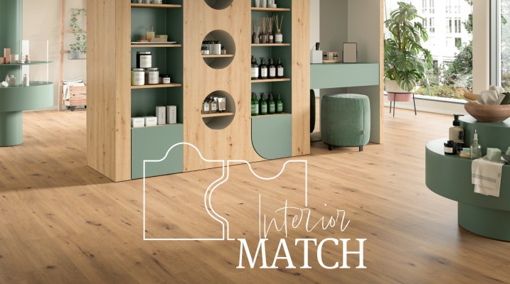 Koncept Interior Match: Zladené dekory podláh a nábytku